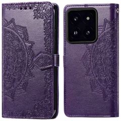 imoshion Mandala Klapphülle Xiaomi 14T Pro - Violett