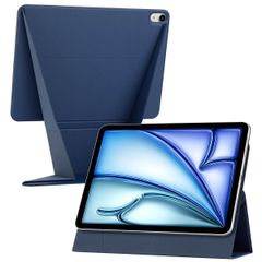 Accezz High Stand tablet case Apple iPad Air 11 Zoll (2025) M3 / (2024) M2 / Air 5 (2022) / Air 4 (2020) - Dunkelblau