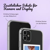 Personalisierte Hülle mit Polaroid iPhone SE (2022 / 2020) / 8 / 7 - Transparent