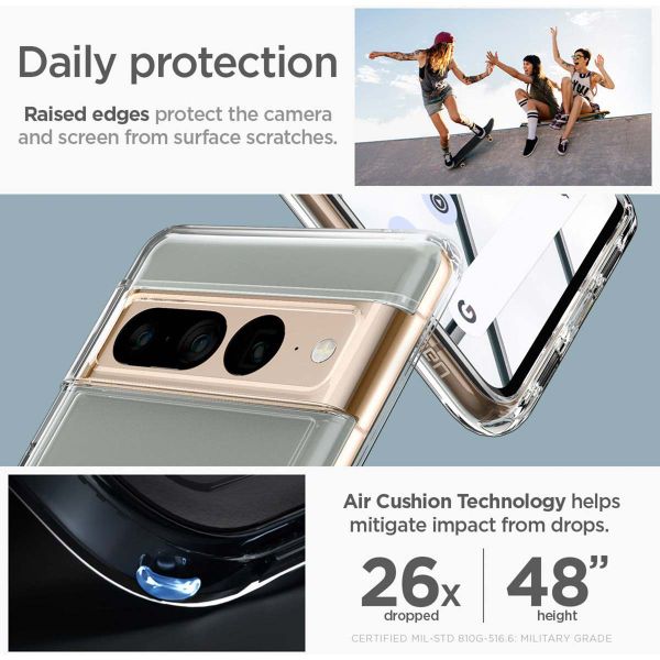 Spigen Ultra Hybrid™ Case für das Google Pixel 7 Pro - Transparent