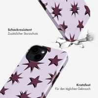 Selencia Vivid Rückabdeckung mit MagSafe Apple iPhone 14 - Stars Plum Lilac