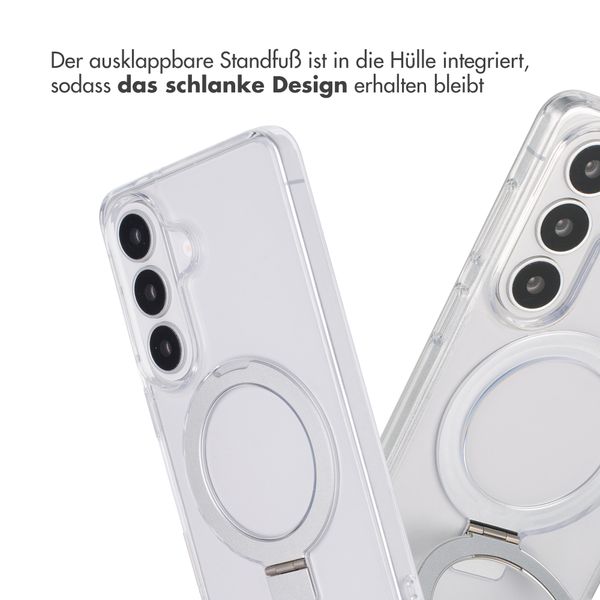 Accezz Ring Stand Backcover mit MagSafe Samsung Galaxy S26 - Transparent