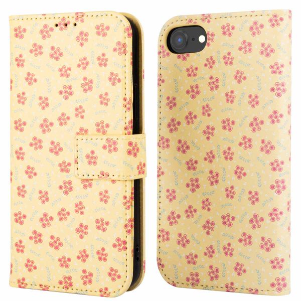 imoshion Design Klapphülle iPhone SE (2022 / 2020) / 8 / 7 / 6(s) - Sunny Yellow Petite Flowers