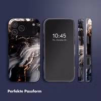 Selencia Vivid Rückabdeckung mit MagSafe Apple iPhone 17 Pro Max - Chic Marble Black