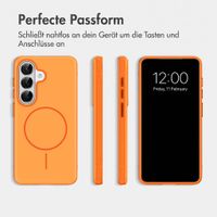 imoshion Color Backcover mit Thin MagSafe Ring Samsung Galaxy S26 - Orange