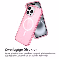 imoshion Sparkle Back Cover mit MagSafe Apple iPhone 16 Pro - Glitzer Rosa