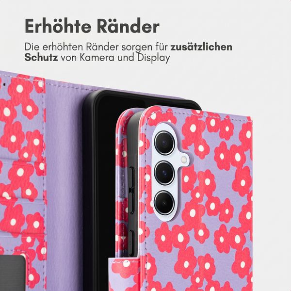 imoshion Design Klapphülle Samsung Galaxy A56 - Dusty Rose Blossoms