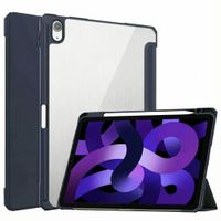 imoshion Trifold Hardcase Klapphülle Apple iPad Air 11 Zoll (2025) M3 / (2024) M2 / Air 5 (2022) / Air 4 (2020) - Dunkelblau
