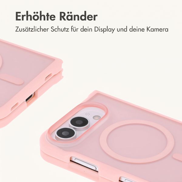 imoshion Color Guard Back Cover mit MagSafe Apple iPhone Duo - Hellrosa