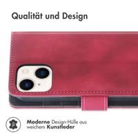 imoshion Klapphülle mit Kordel für das iPhone 15 - Rot