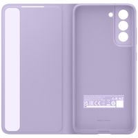 Samsung Original Clear View Cover Klapphülle für das Galaxy S21 FE - Lavender