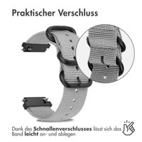 imoshion Nylon bandje - 20-mm-Universalanschluss - Grau