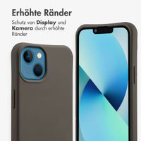 imoshion Color Backcover mit abtrennbarem Band MagSafe für das Apple iPhone 13 - Black Coffee