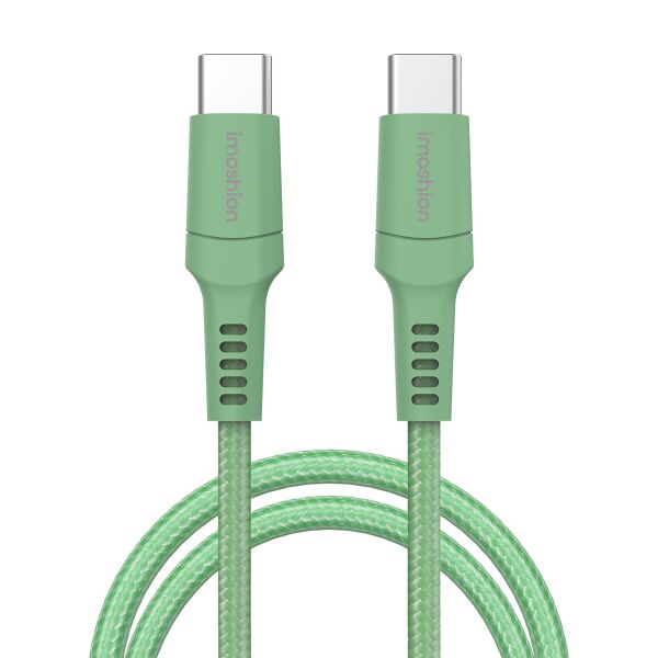 imoshion Braided USB-C-zu-USB-C Kabel - 2 Meter - Grün