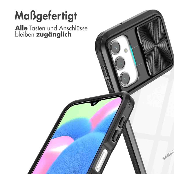 imoshion Back Cover mit Kameraschieber für das Samsung Galaxy A25 (5G) - Schwarz