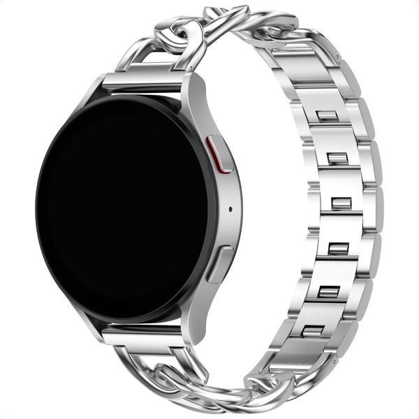 Selencia Chain Armband -   Universelle 20 mm Anschluss - Silber