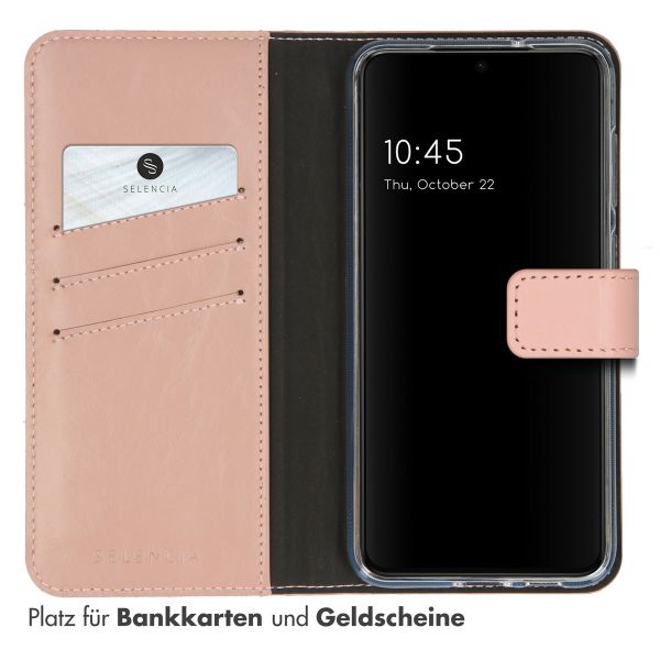 Selencia Echtleder Klapphülle für das Samsung Galaxy S23 - Dusty Pink