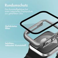 imoshion Full Cover glänzendes Hard Case für die Apple Watch Series 7 / 8 / 9 – 45 mm – Silber