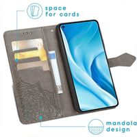 imoshion Mandala Klapphülle Xiaomi Mi 11 Lite (5G/4G) / 11 Lite 5G NE - Grau