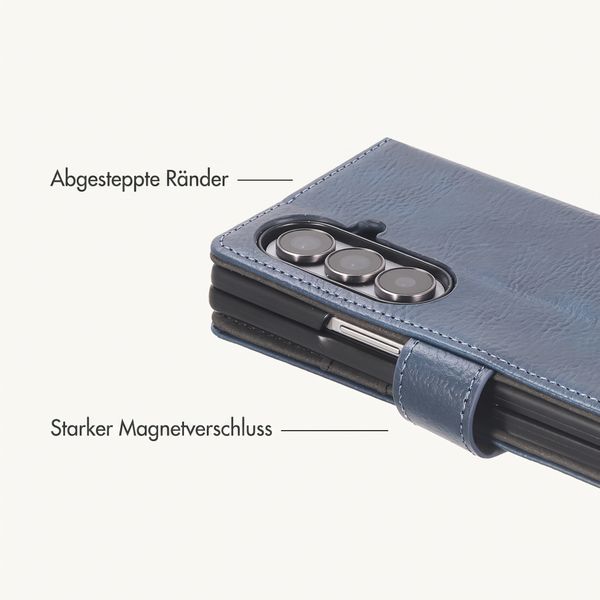 imoshion Luxuriöse Klapphülle Samsung Galaxy Z Fold 8 Ultra - Dunkelblau