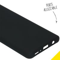 Accezz Liquid Silikoncase Samsung Galaxy A41 - Schwarz