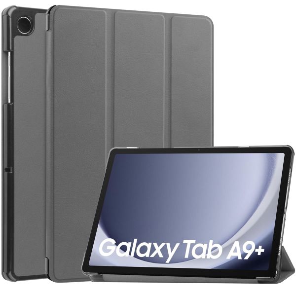 imoshion Trifold Klapphülle für das Samsung Galaxy Tab A9 Plus - Grau