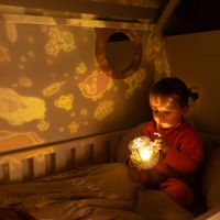 imoshion Dreamlight Nachtlicht-Projektor mit Lautsprecher - 10 Projektionsrollen - Weiß
