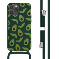 imoshion Silikonhülle design mit Band für das Apple iPhone 12 (Pro) - Avocado Green