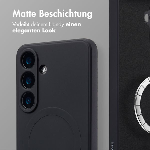 imoshion Color Back Cover mit MagSafe Samsung Galaxy S25 - Schwarz