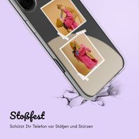 Personalisierte Hülle mit Filmrolle N°2 iPhone 16 - Transparent