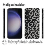 imoshion Design Hülle Samsung Galaxy S24 - Leopard Transparent