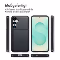 imoshion Backcover mit Kartenfach Samsung Galaxy S25 Plus - Schwarz