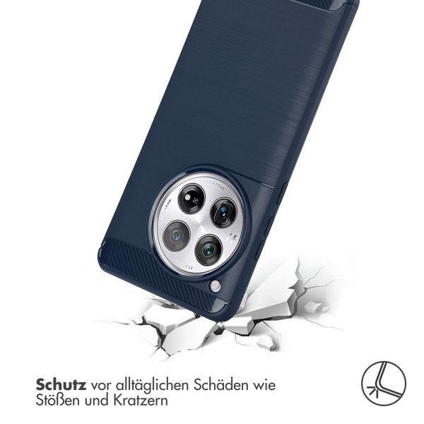 imoshion Brushed Back Cover OnePlus 12 - Dunkelblau