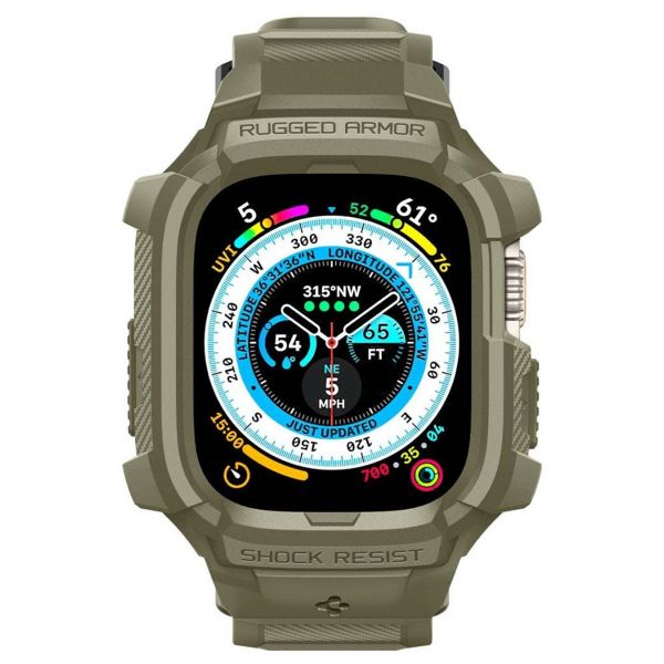 Spigen Rugged Armor™ Pro Case für die Apple Watch Ultra - 49 mm - Khaki