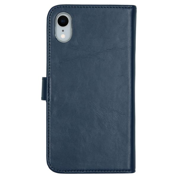 Selencia Echtleder Klapphülle Apple iPhone Xr - Blau