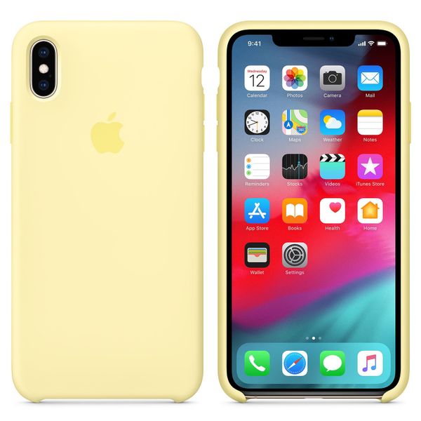 Apple Silikoncase Mellow Yellow für das iPhone Xs Max