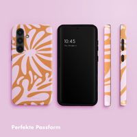 Selencia Vivid Back Cover Samsung Galaxy S24 - Modern Bloom Pink