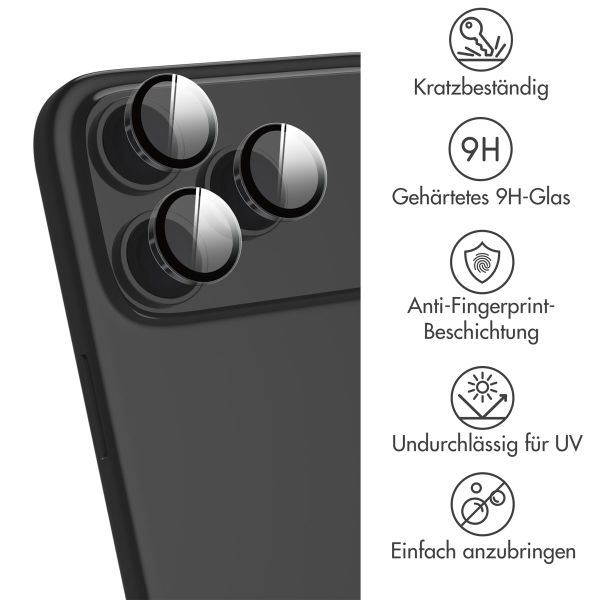 imoshion 2er Pack Kameraobjektivschutz für das Apple iPhone 17 Pro / 17 Pro Max - Transparent
