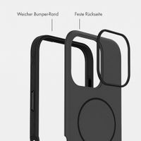imoshion Color Backcover mit Thin MagSafe Ring Apple iPhone 16 Pro - Schwarz