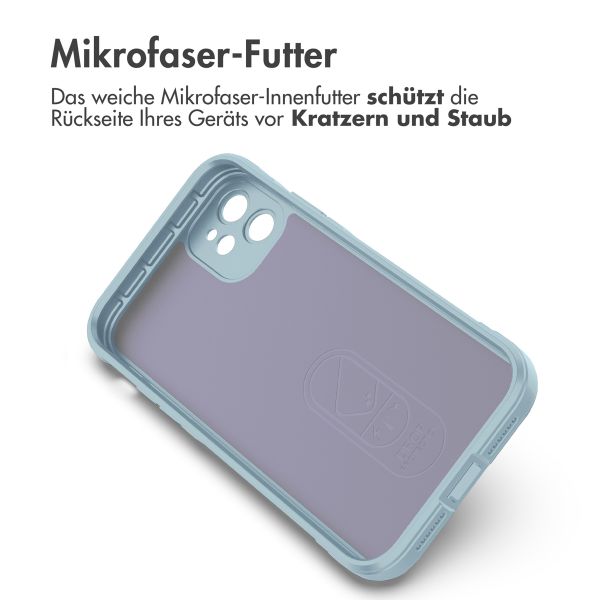 imoshion EasyGrip Back Cover für das iPhone 11 - Hellblau