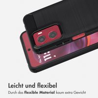 imoshion Brushed Back Cover Motorola Moto G05 / E15 - Schwarz