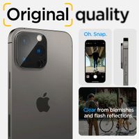 Spigen GLAStR Kameraprotektor aus Glas 2er-Pack für das Apple iPhone 14 Pro / 14 Pro Max - Schwarz
