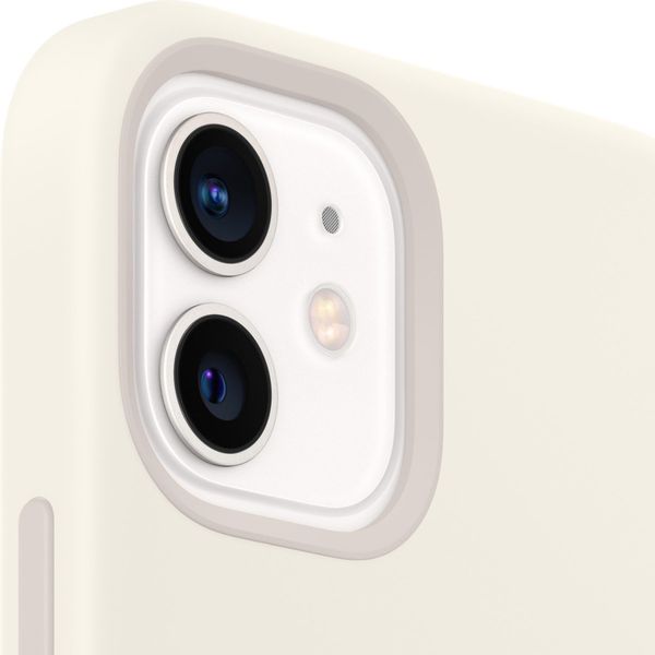 Apple Silikon-Case MagSafe Apple iPhone 12 Mini - White