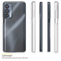 Accezz Clear TPU Backcover Motorola Edge 20 - Transparent
