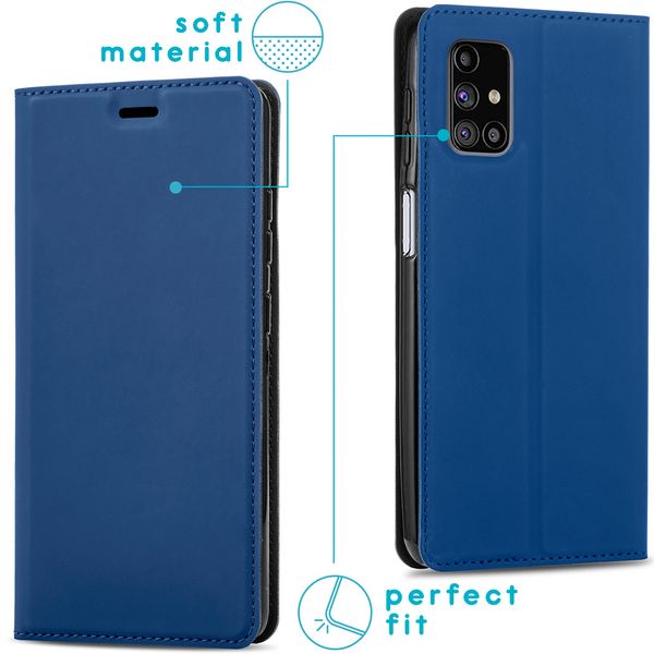 imoshion Slim Folio Klapphülle Samsung Galaxy M31s - Dunkelblau