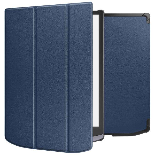 imoshion Trifold Hard Case Sleepcover für das Pocketbook InkPad X Pro - Dunkelblau