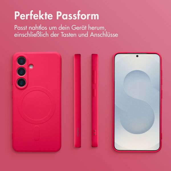 imoshion Color Back Cover mit MagSafe Samsung Galaxy S25 Plus - Neon Pink