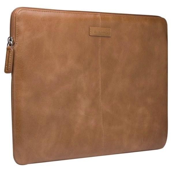 dbramante1928 Skagen Pro - Laptop Hülle 14 Zoll - Laptop Sleeve - Echtes Leder - MacBook Pro 14 Zoll - Tan