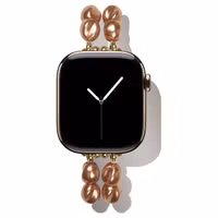 iDeal of Sweden Beaded Watch Band für Apple Watch | 38/40/41/42 mm - Salted Caramel Pearl