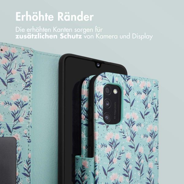 imoshion ﻿Design Klapphülle für das Samsung Galaxy A41 - Blue Flowers